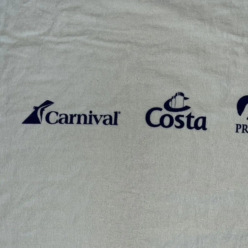 Carnival Costa Princess Cunard Holland America Seabourn Cruise beach towel 29x58